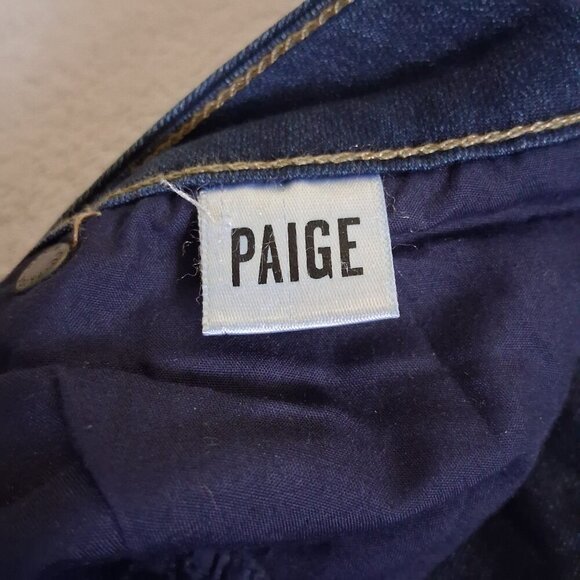 Paige Women's Size 30 Transcend Verdugo Mid Rise Ankle Skinny Dark Wash Jeans - Picture 11 of 16